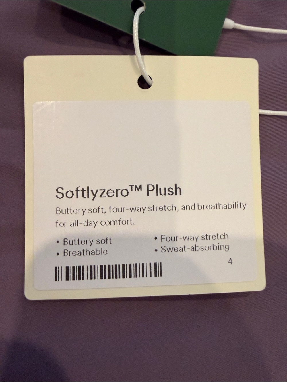 HALARA Lavender Plush Activewear Top - Picture 7 of 7